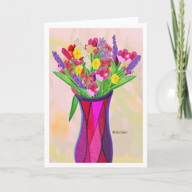 Uppmuntrar LeeMarie's kreativa design Kort (Framsida)