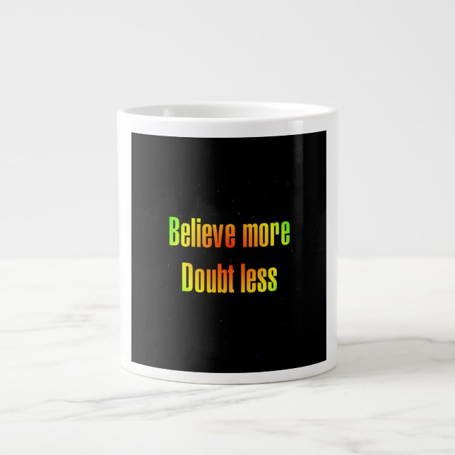 Uppmuntrare Citat # 11 Jumbo Mugg (Framsidan)