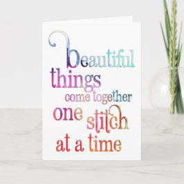 Uppmuntring av vacker Sak Kort