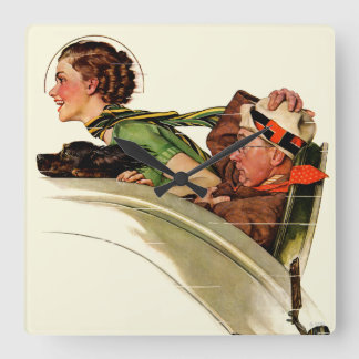 Uppmuntring Fyrkantig Klocka