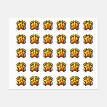 Uppmuntringens stjärna i guld - Bra gjort! Etikett