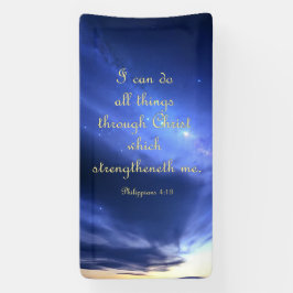 Uppmuntringsbanderoll - Filippinerna 4:13