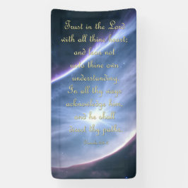 Uppmuntringsbanderoll: Proverbs 3:5-6