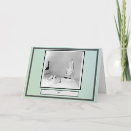 Uppmuntringsbönehälsningskort Kort