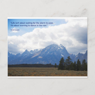 Uppmuntringskort - Dance in Rain Vykort