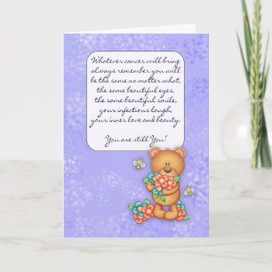 Uppmuntringskort för cancerpatienter kort