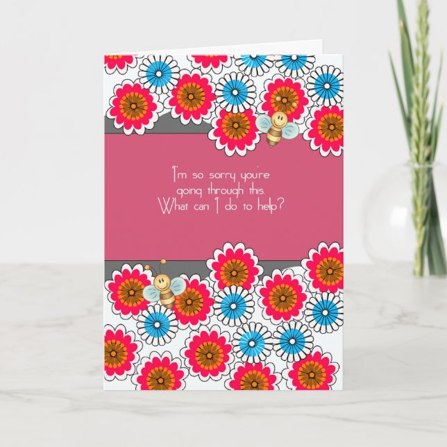 Uppmuntringskort för cancerpatienter kort (Framsida)