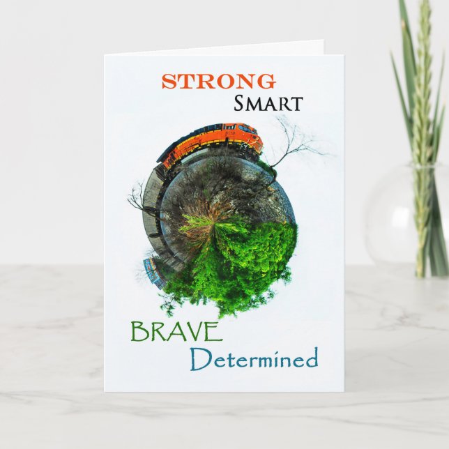 Uppmuntringskort för tåg kort (Framsida)