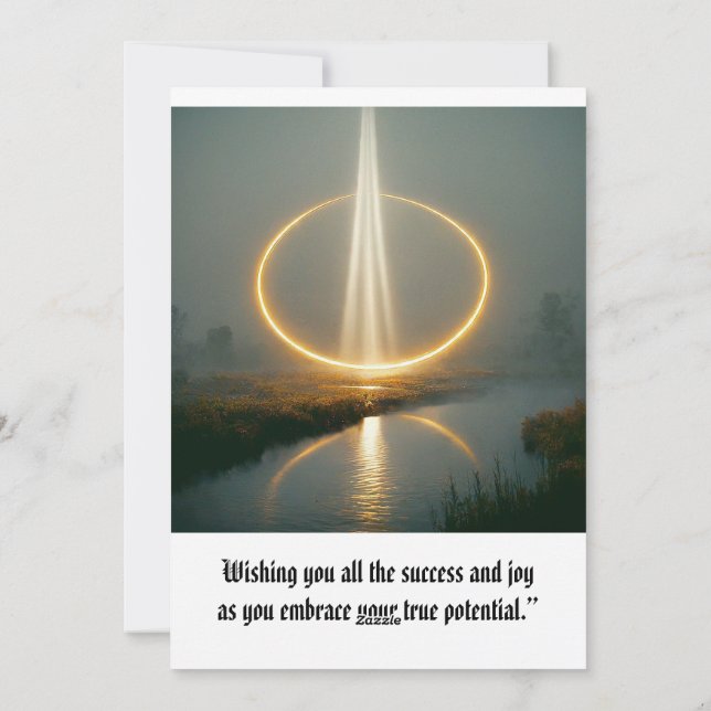 Uppmuntringskort Julkort (Baksida)