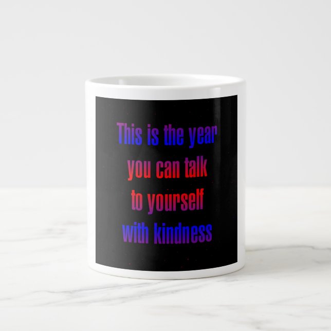 Uppmunttrande Citat # 240 Jumbo Mugg (Framsidan)
