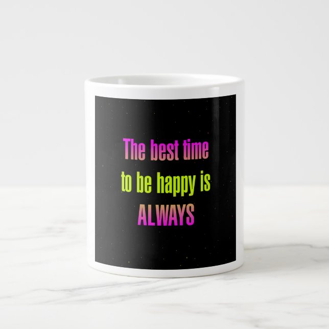 Uppmunttringscitat # 152 jumbo mugg (Framsidan)