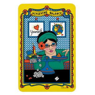 Uppnå balans_B_4x6-kylmagnet Magnet