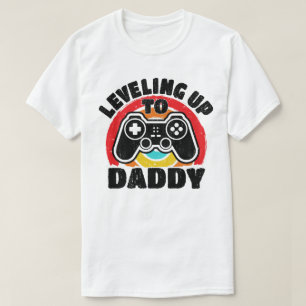 Uppnå högre nivå - Pappa gamer - Spelare befordrad T Shirt