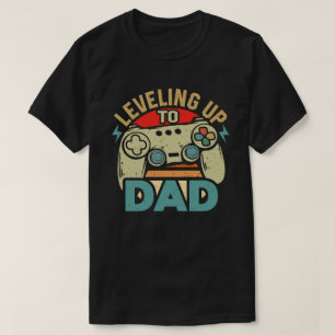 Uppnå högre nivå - Pappa Rolig Gaming Gamer Pappa T Shirt