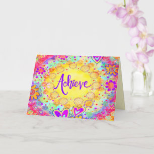 Uppnå Trendiget för inspiration av Färg Blommigt R Kort