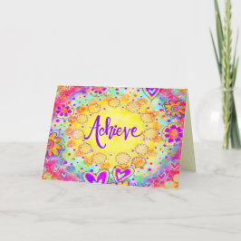 Uppnå Trendiget för inspiration av Färg Blommigt R Kort