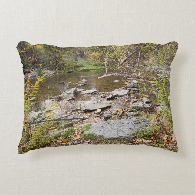 Uppnå ut över Bäck Prydnadskudde (Framsidan)