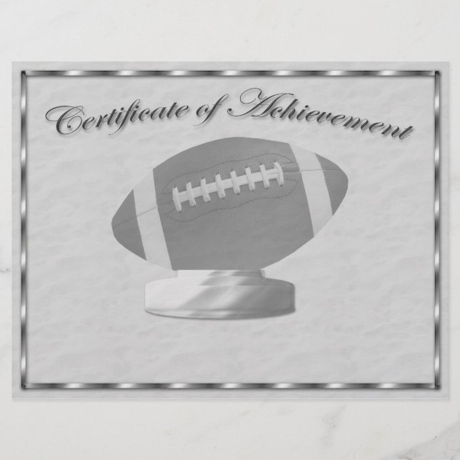 Uppnådd fotbollsexamen i silver reklamblad (Framsidan)