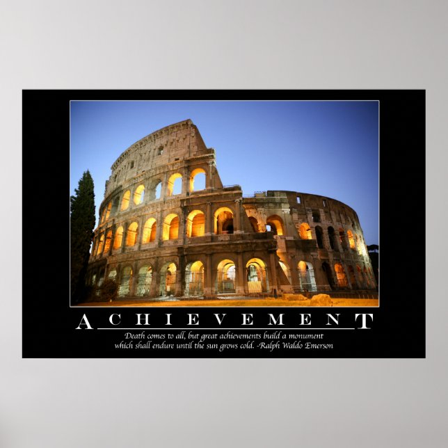 Uppnående - Motiverande Poster (Framsidan)