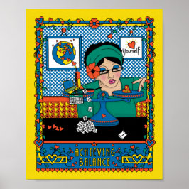 Uppnålar balans_B_8x10-Poster Poster