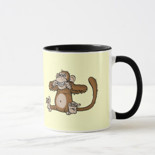 Uppnosig apa mugg