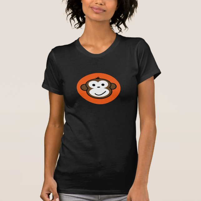 Uppnosig apa t-shirt (Framsida)