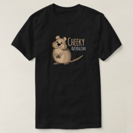 Uppnosig australiensisk gullig Quokka T-tröja T Shirt