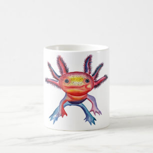 Uppnosig Axolotldesignmugg Kaffemugg