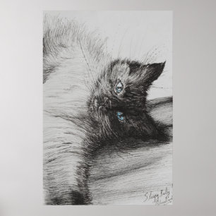 Uppnosig baby poster