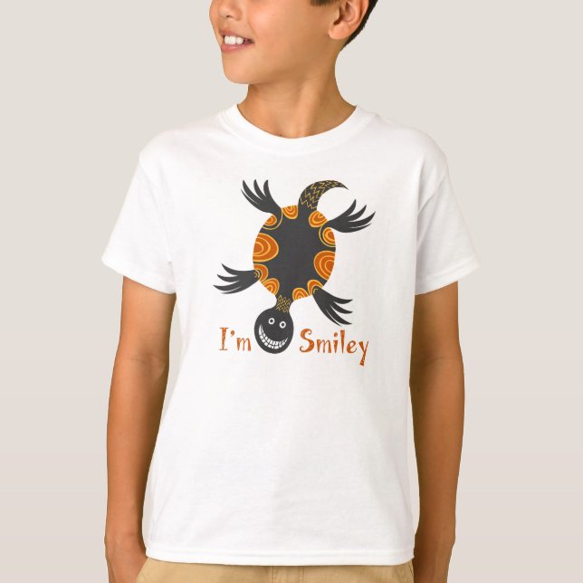 Uppnosig sköldpadda t-shirt (Framsida)