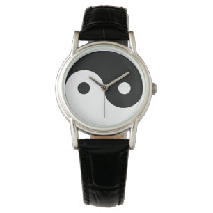 Uppnosig Witch® för Yin Yang symbol klocka