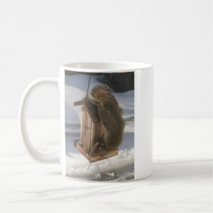 Uppochnervänd ekorremugg kaffemugg
