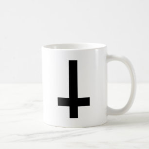 Uppochnervänd kor kaffemugg