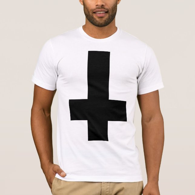 Uppochnervänd svartkor tee (Framsida)