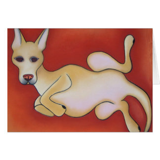 Uppochnervänd tårta av Robyn Feeley Hälsningskort