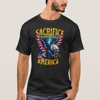 Uppoffring och frihet t shirt