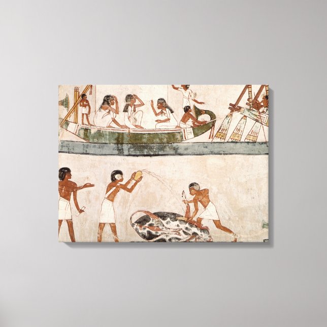 Uppoffring och rening av en tjur canvastryck (Framsida)