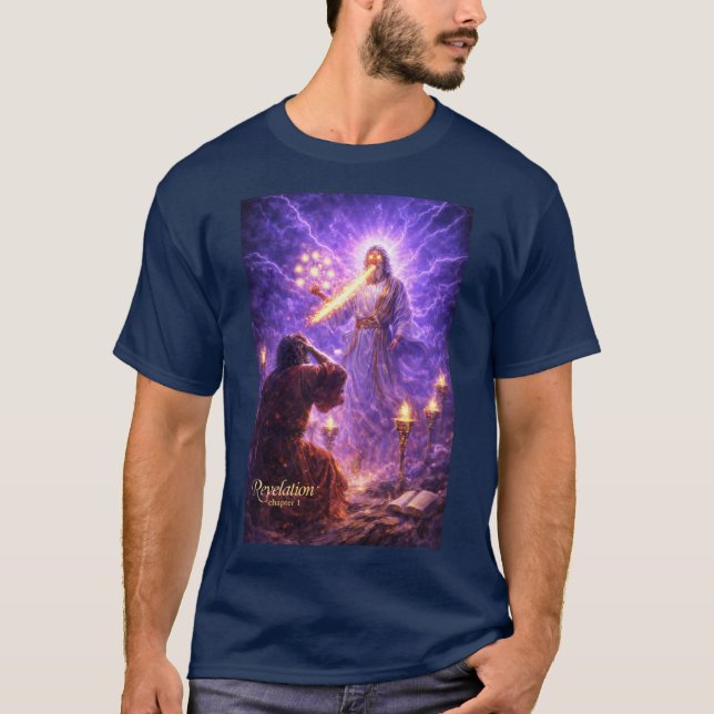 Upppenbarelseboken Kapitel 1 T-Shirt (Framsida)