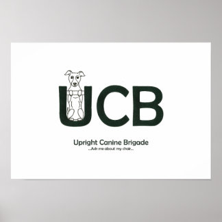 Upprätt Hund-brigaden Poster