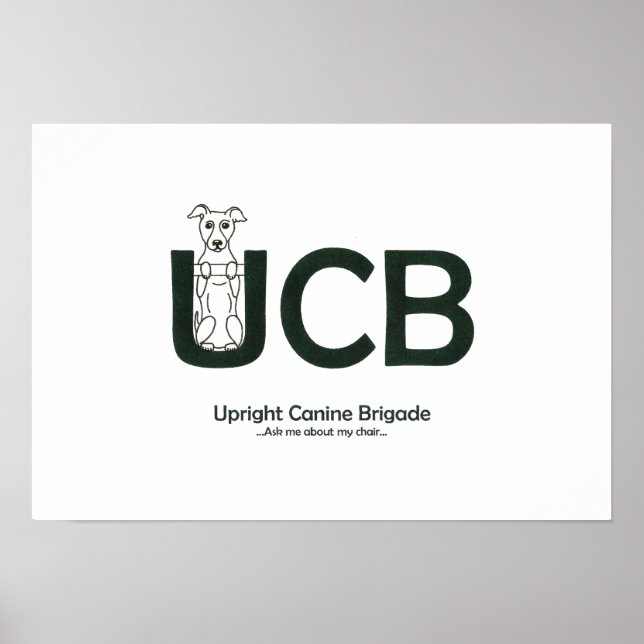 Upprätt Hund-brigaden Poster (Framsidan)