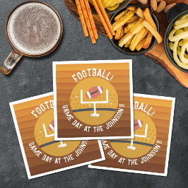 Upprätt spelningsdag för fotboll pappersservett