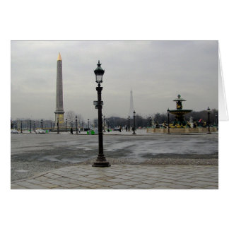 Upprätta Paris Hälsningskort