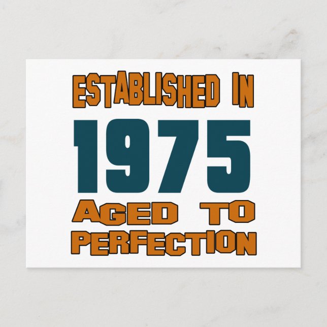 Upprättad 1975 vykort (Framsida)