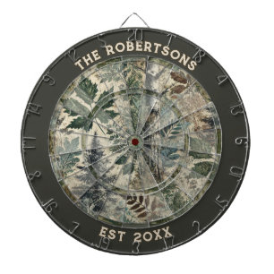 Upprättat datum för Anpassningsbarna i Rustic Camo Darttavla