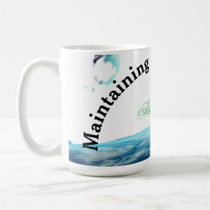 upprätthållande av jordens klimat kaffemugg