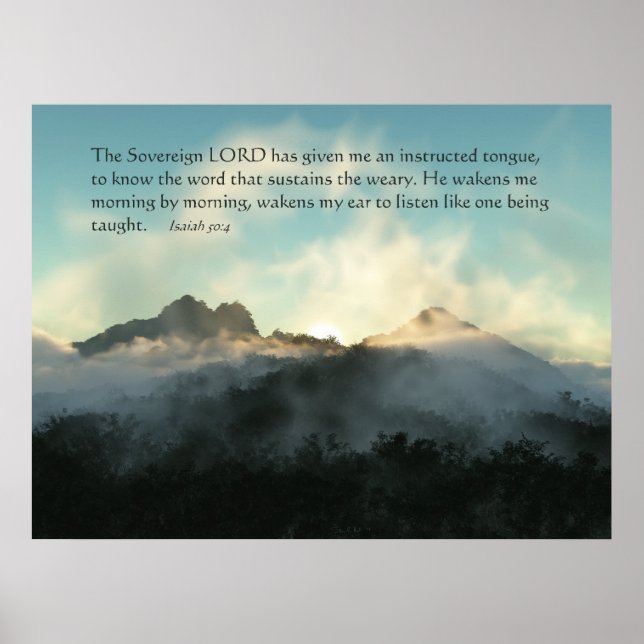 Upprätthållande Ord Poster (Framsidan)