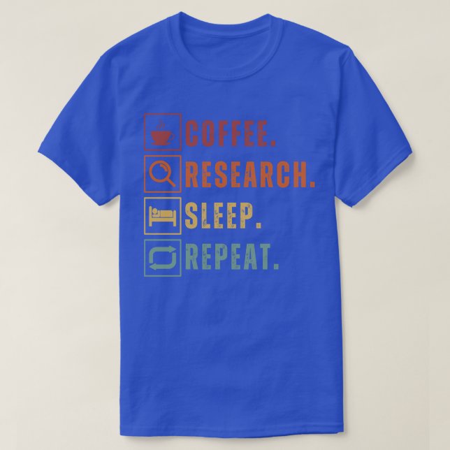 Upprepa 14-dagars kokainmatningsforskning t shirt (Design framsida)