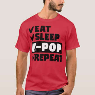 Upprepa 1 för sömnkpop t shirt