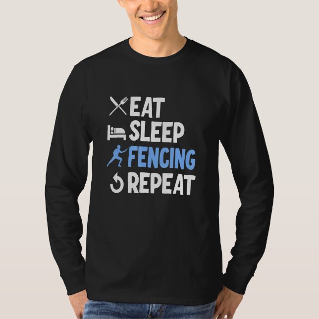 Upprepa 1 med viloläge t shirt (Framsida)