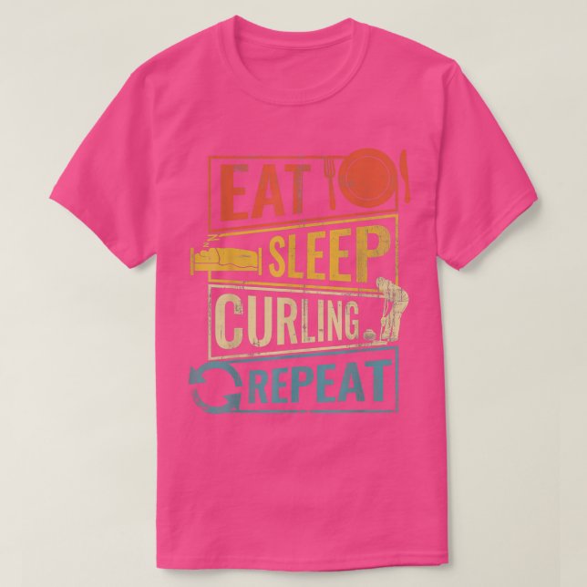 Upprepa 5 för sömnkurva t shirt (Design framsida)